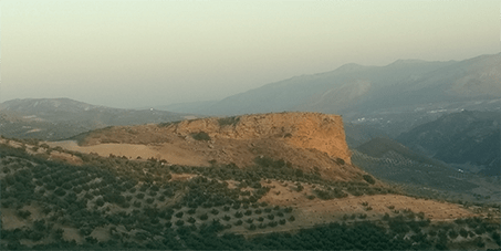 Villavieja vista desde lejos